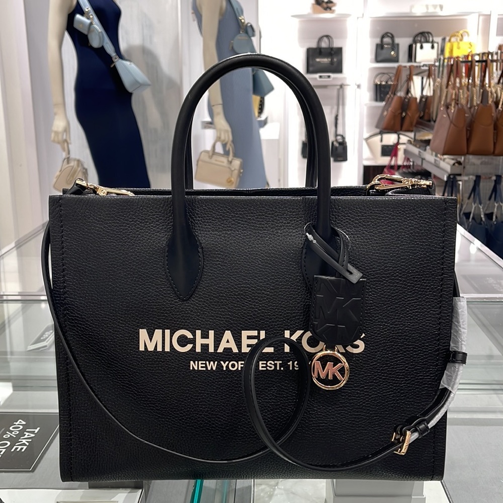 Michael Kors Medium Mirella 35S2G7ZT7L Tote Bag 
Black Multi
NWT